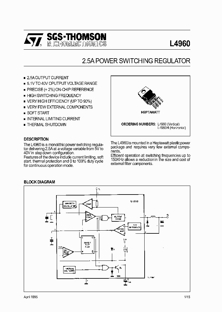 L4960_276039.PDF Datasheet