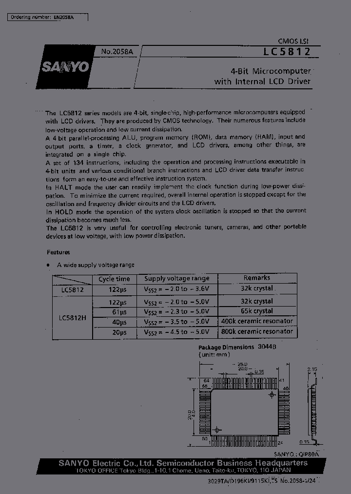 LC5812_248366.PDF Datasheet