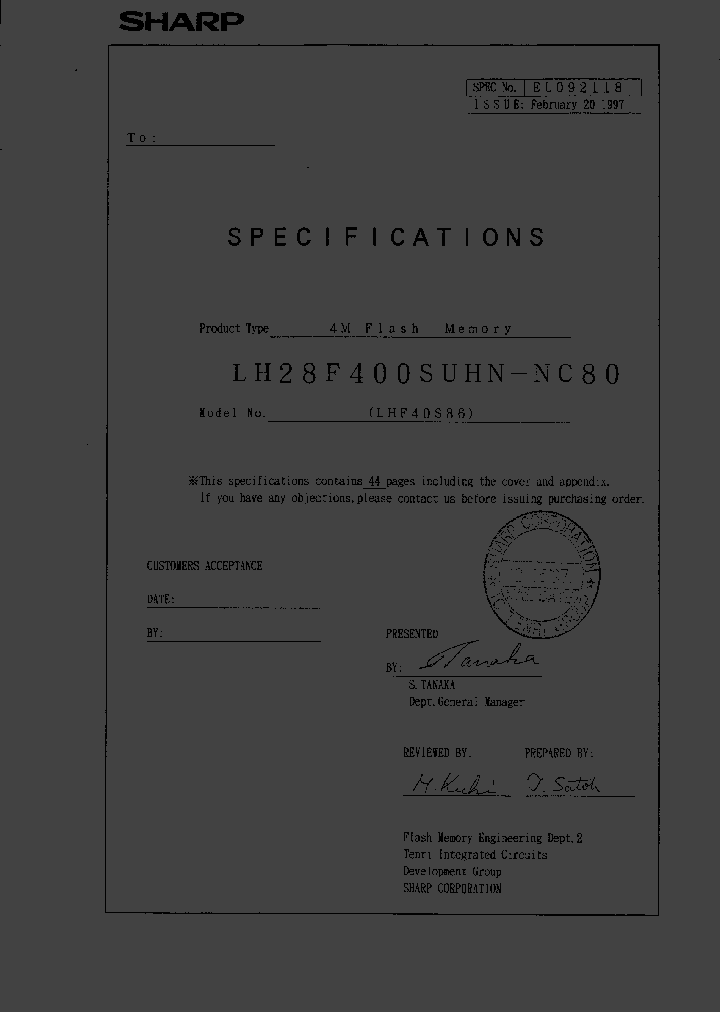 LH28F400SU_252946.PDF Datasheet