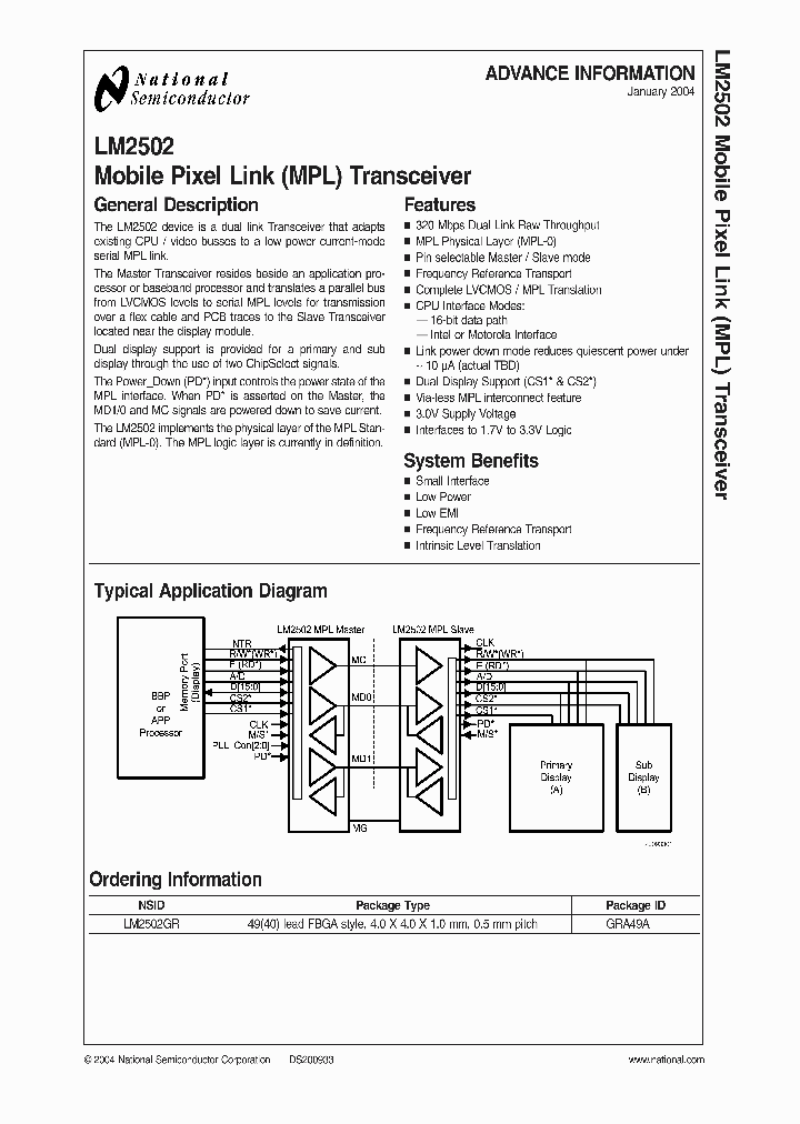 LM2502_287153.PDF Datasheet