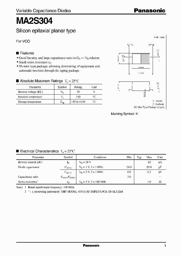 MA2S304_274313.PDF Datasheet