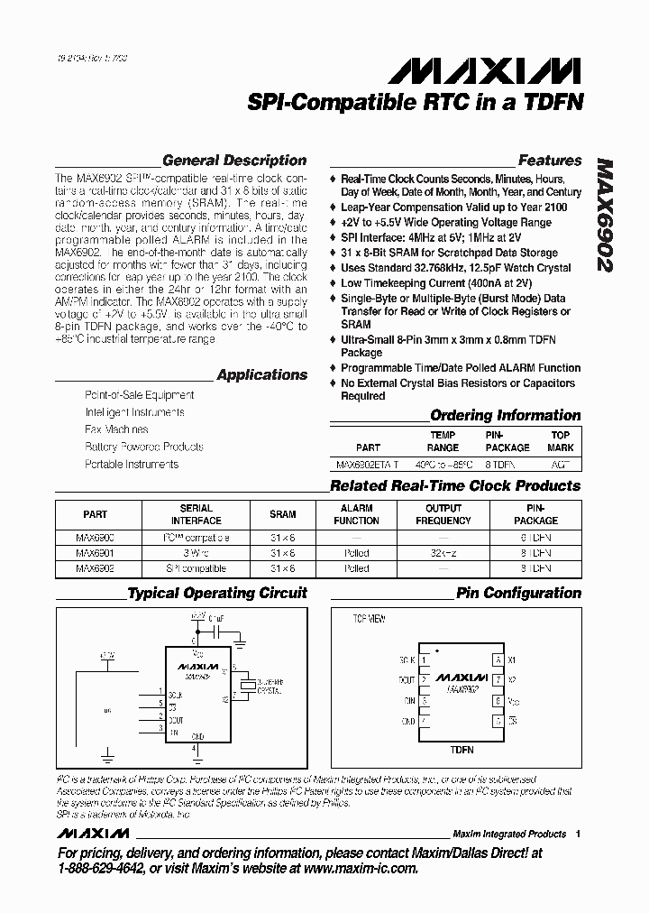 MAX6902_262208.PDF Datasheet