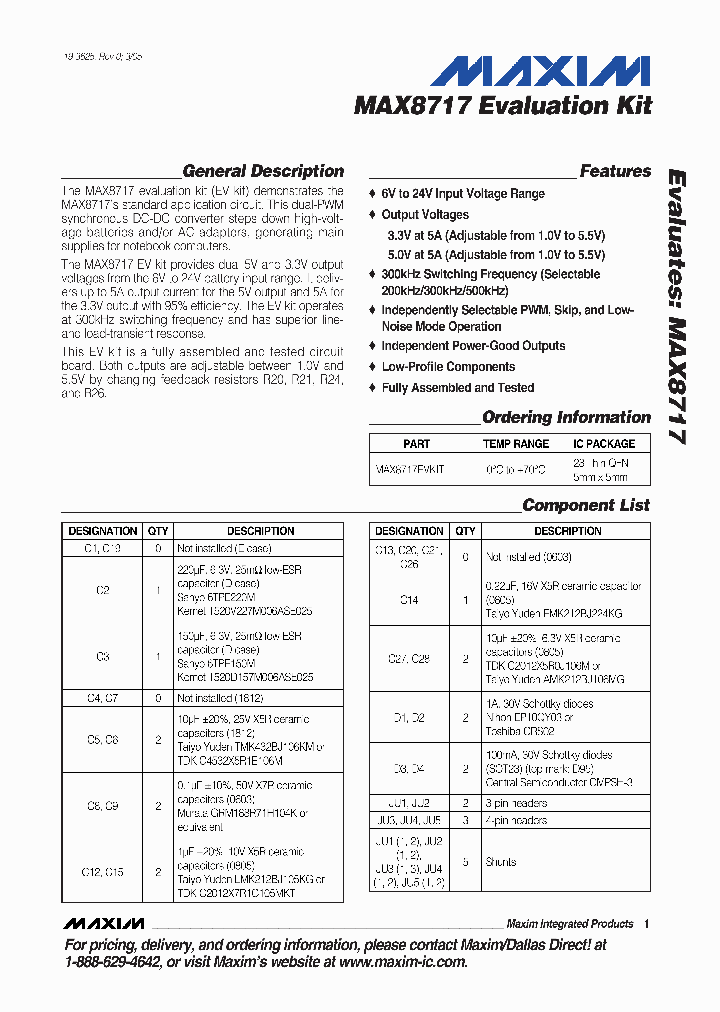 MAX8717EVKIT_269094.PDF Datasheet