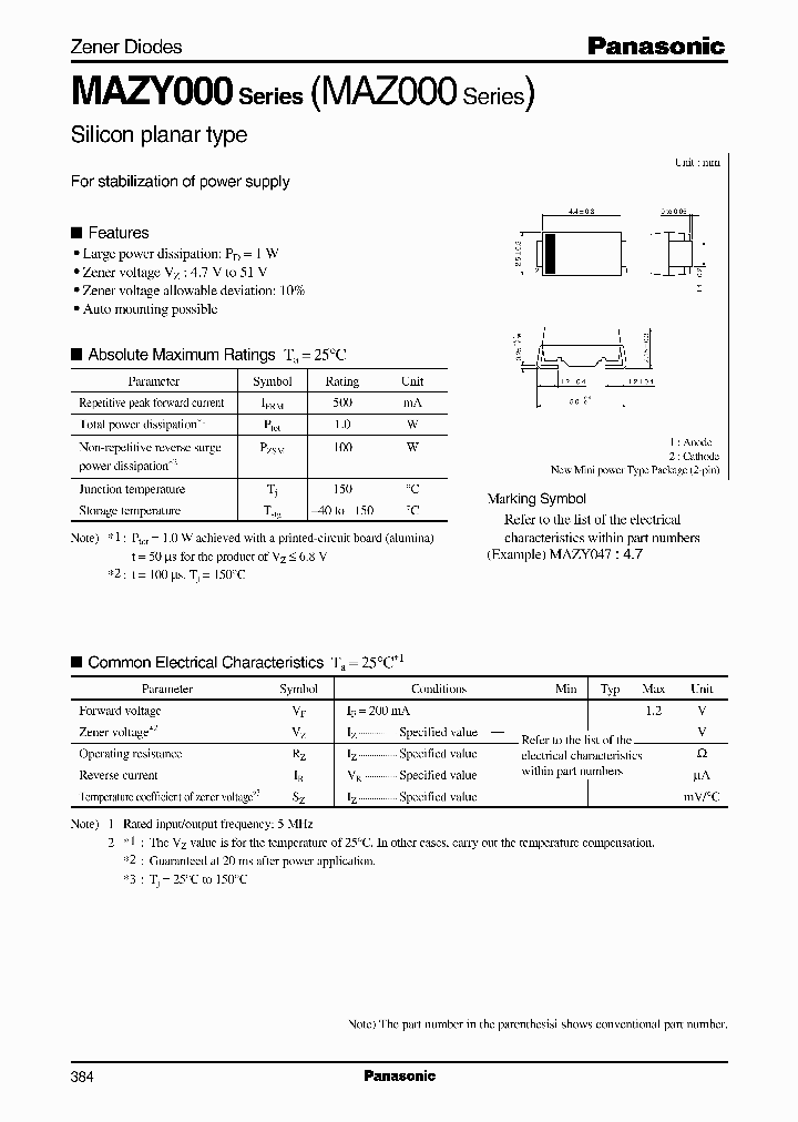 MAZ000SERIES_240172.PDF Datasheet