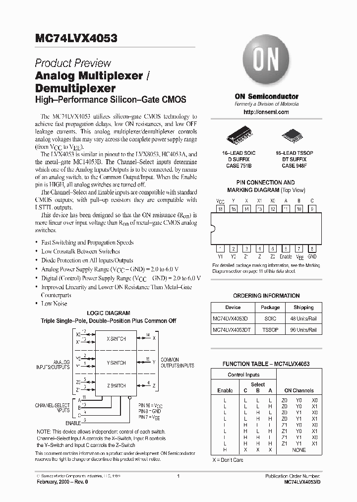 MC74LVX4053_278886.PDF Datasheet