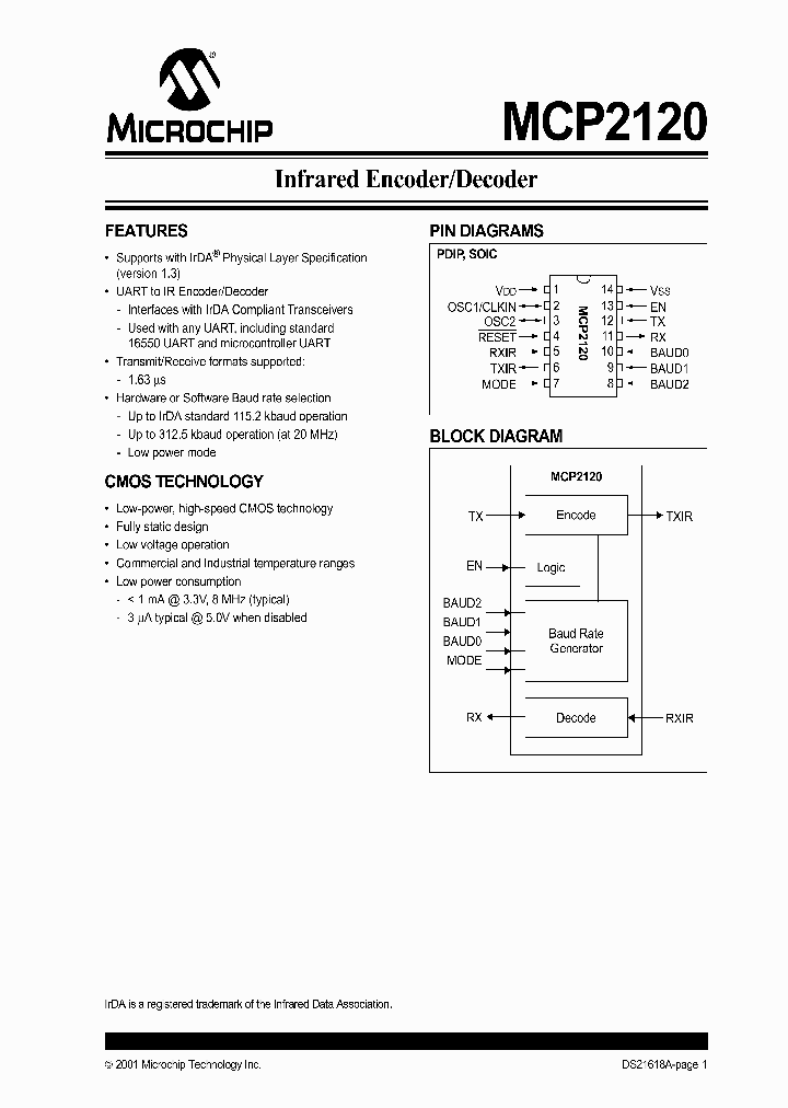 MCP2120-I_298076.PDF Datasheet