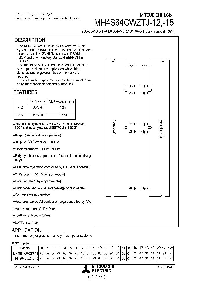 MH4S64CWZTJ--15_238987.PDF Datasheet