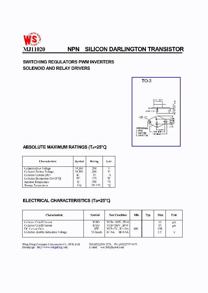 MJ11020_286485.PDF Datasheet