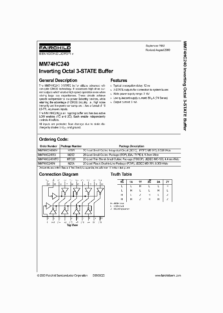 MM74HC240_241617.PDF Datasheet