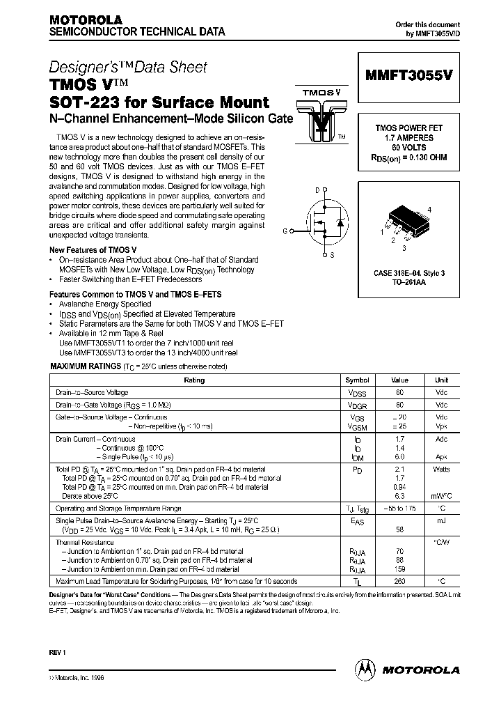 MMFT3055VD_285507.PDF Datasheet