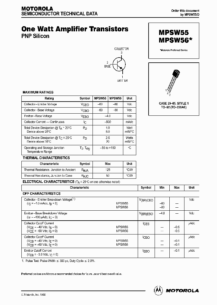 MPSW56_250638.PDF Datasheet