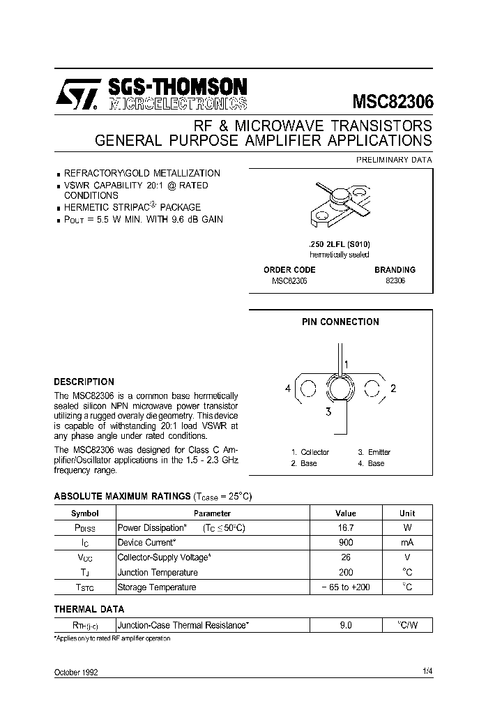 MSC82306_232037.PDF Datasheet