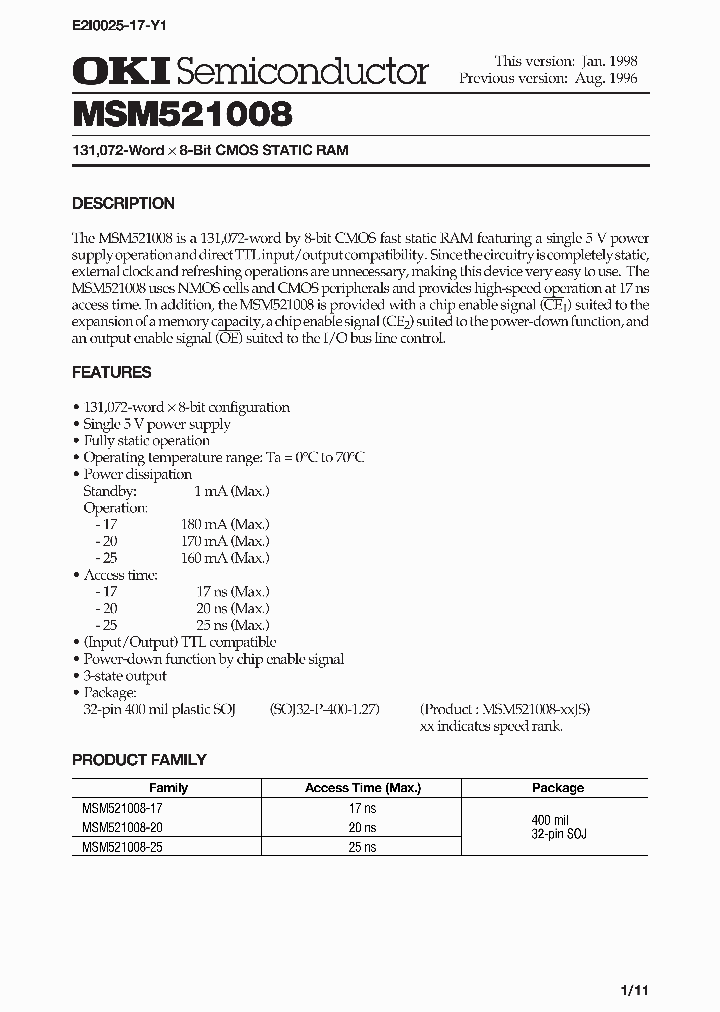 MSM521008_213072.PDF Datasheet