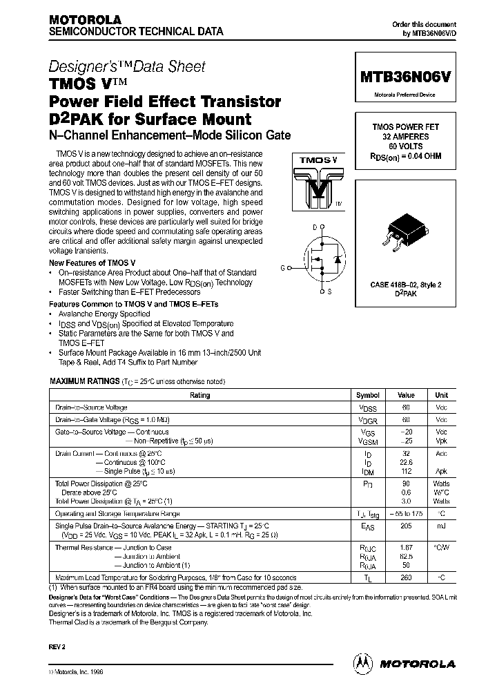 MTB36N06VD_268797.PDF Datasheet