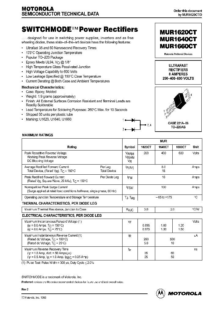 MUR1620CT_165286.PDF Datasheet