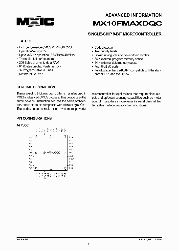 MX10FMAXDQ_241366.PDF Datasheet