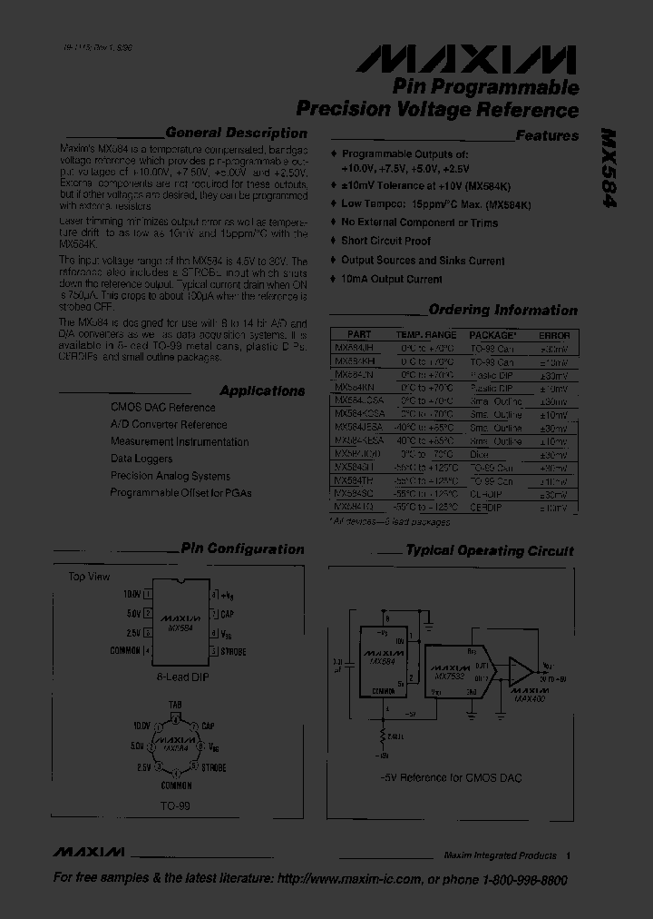 MX584SH_148412.PDF Datasheet
