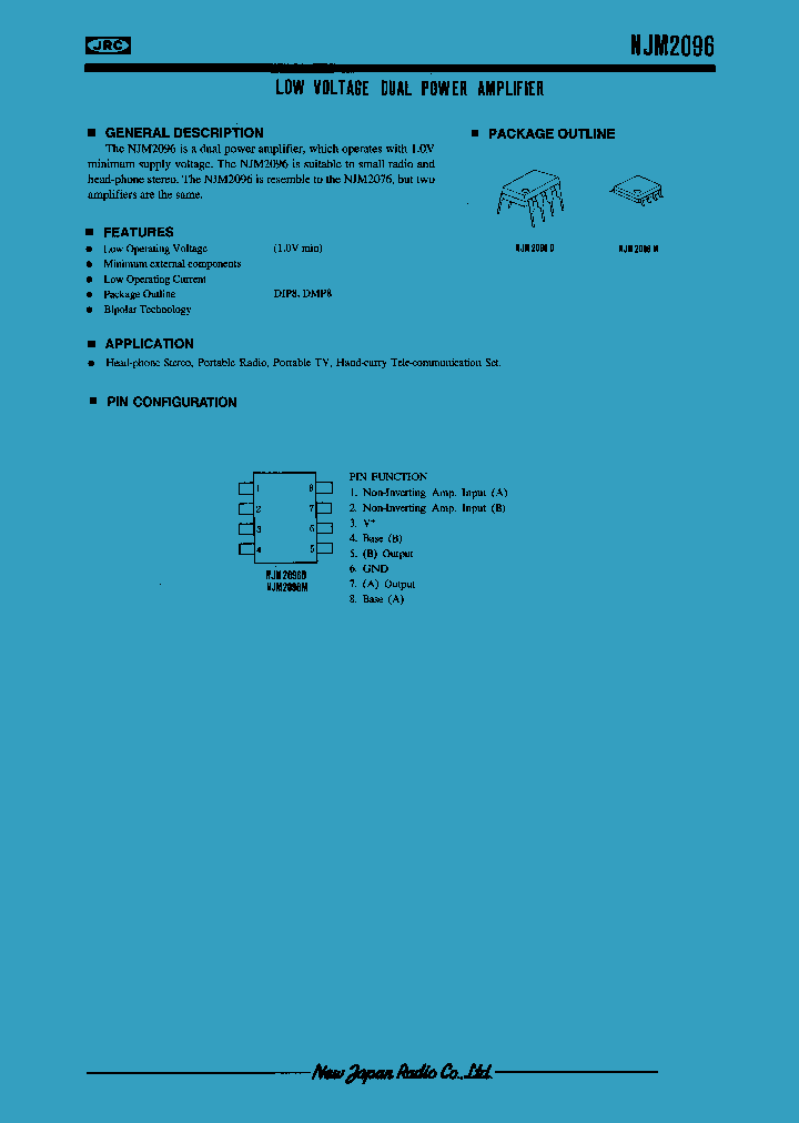 NJM2096_292692.PDF Datasheet