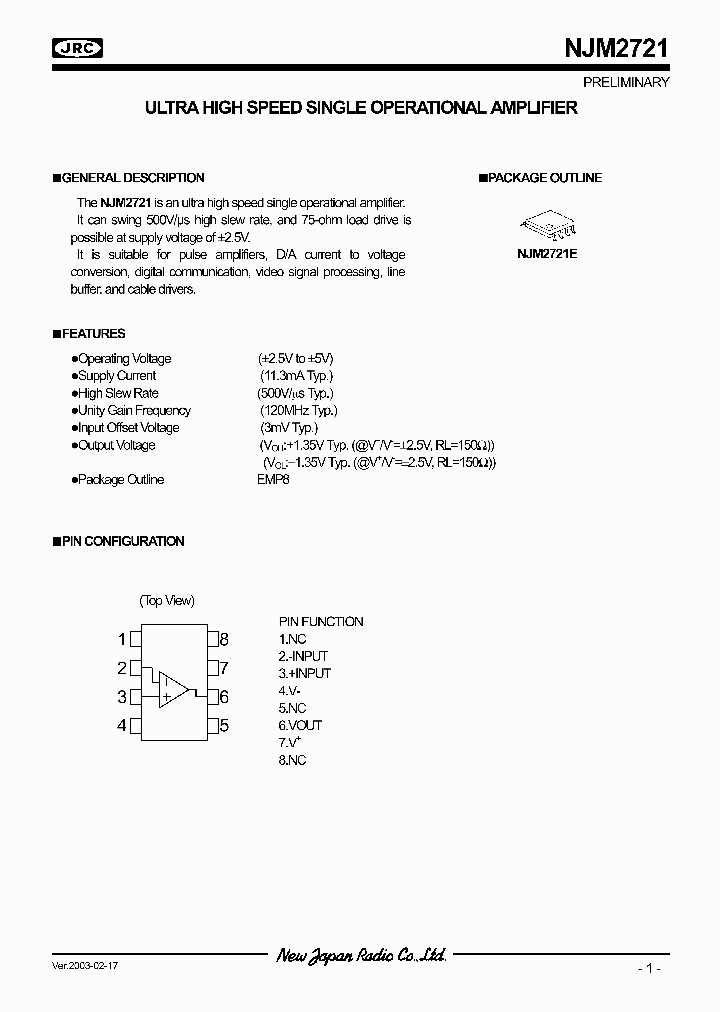 NJM2721_287140.PDF Datasheet