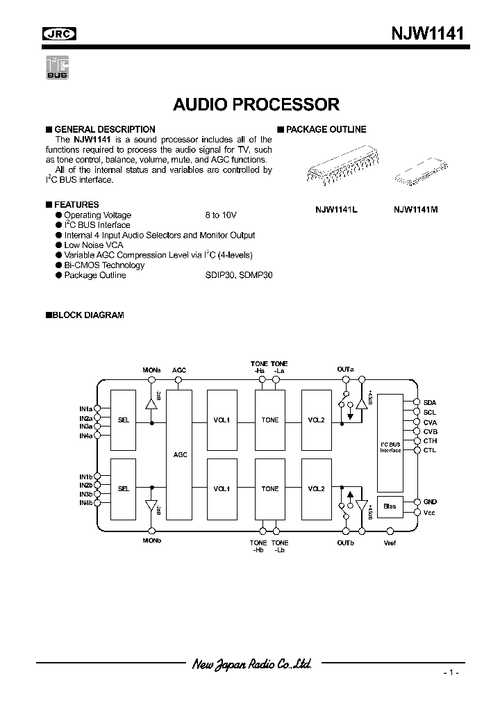 NJW1141_283310.PDF Datasheet