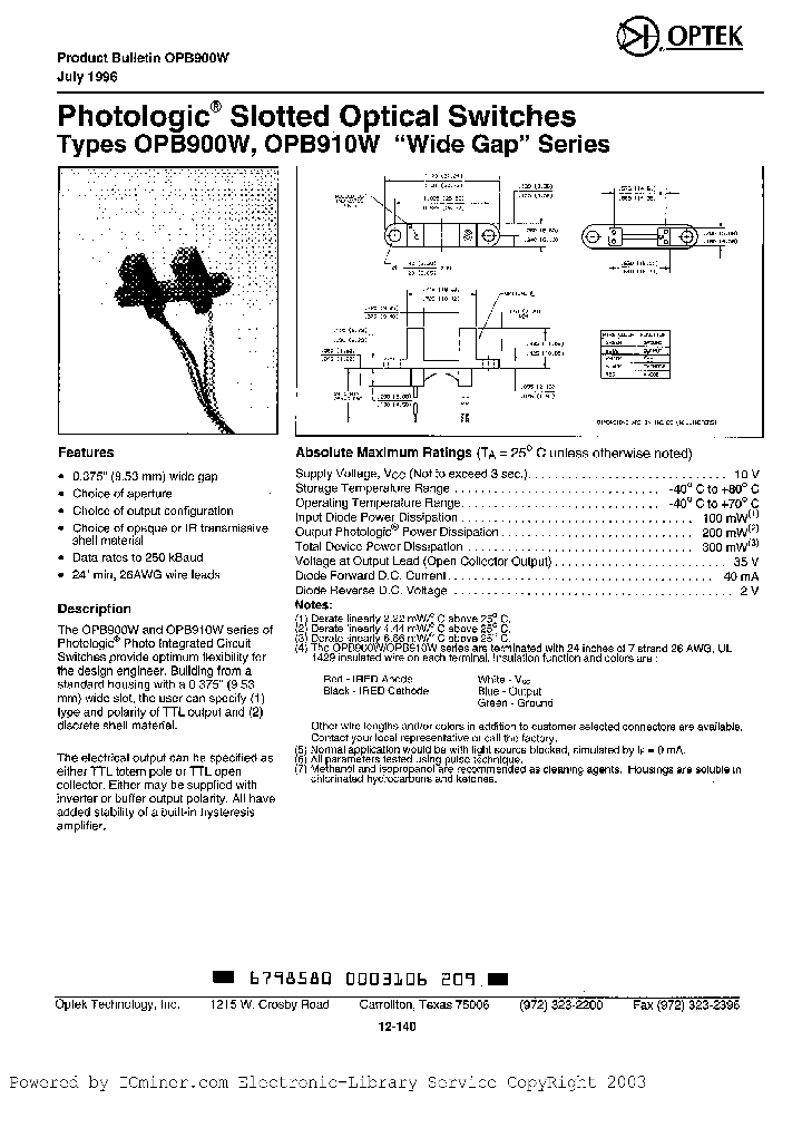 OPB911W55_200843.PDF Datasheet