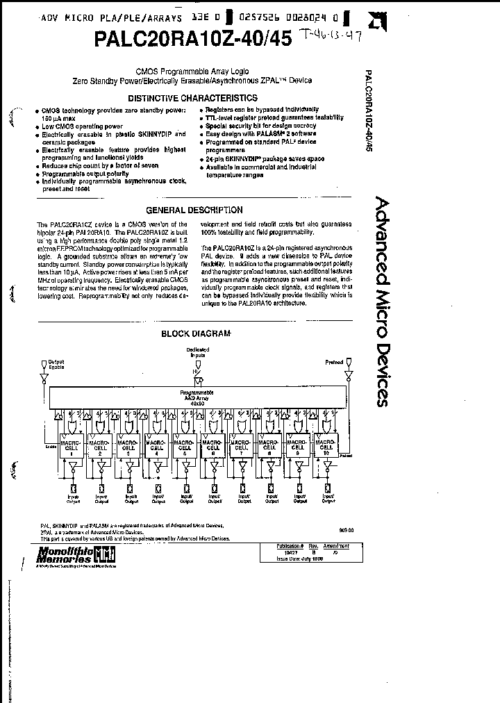 PALC20RA10Z40DC_222008.PDF Datasheet