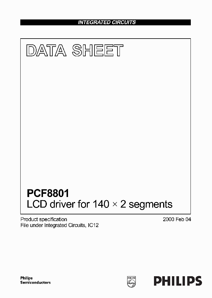 PCF8801_287728.PDF Datasheet