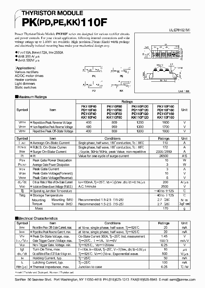 PK110F160_276293.PDF Datasheet