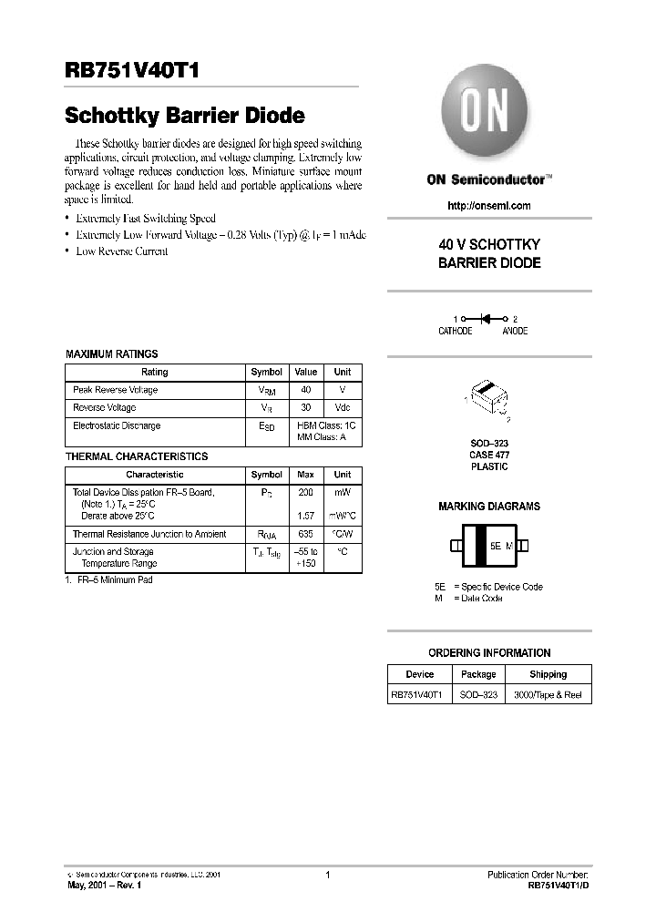 RB751V40T1_291127.PDF Datasheet