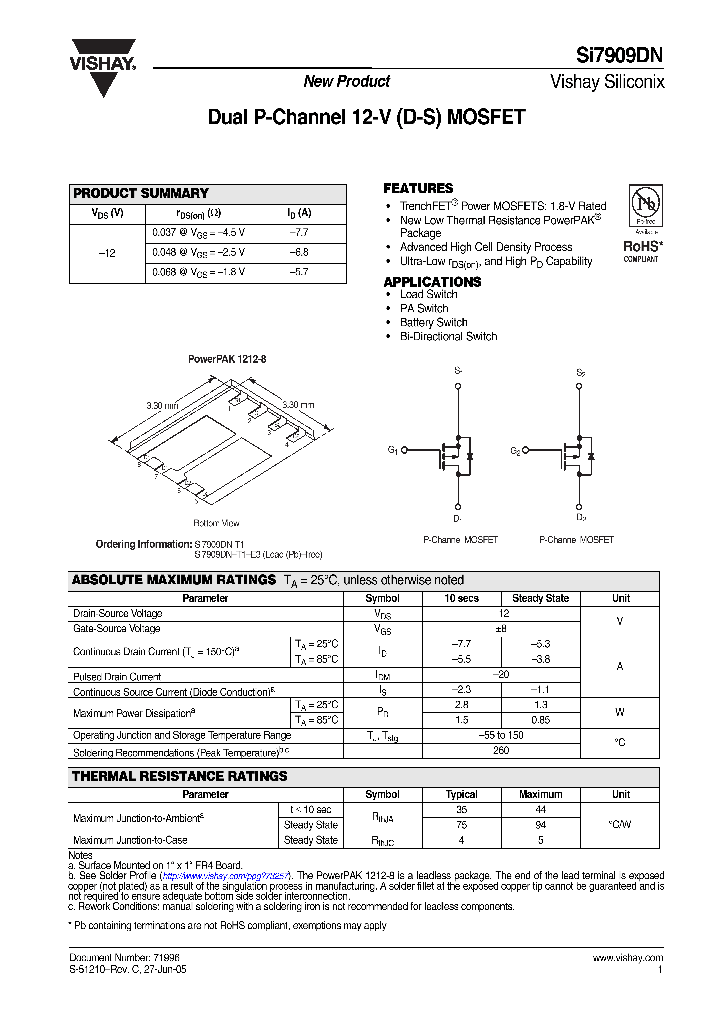 SI7909DN_300049.PDF Datasheet