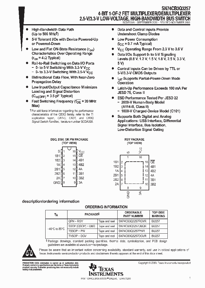 SN74CB3Q3257_279389.PDF Datasheet