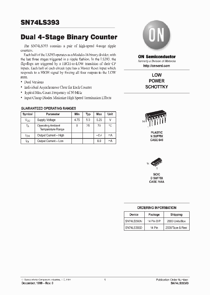 SN74LS393D_277335.PDF Datasheet