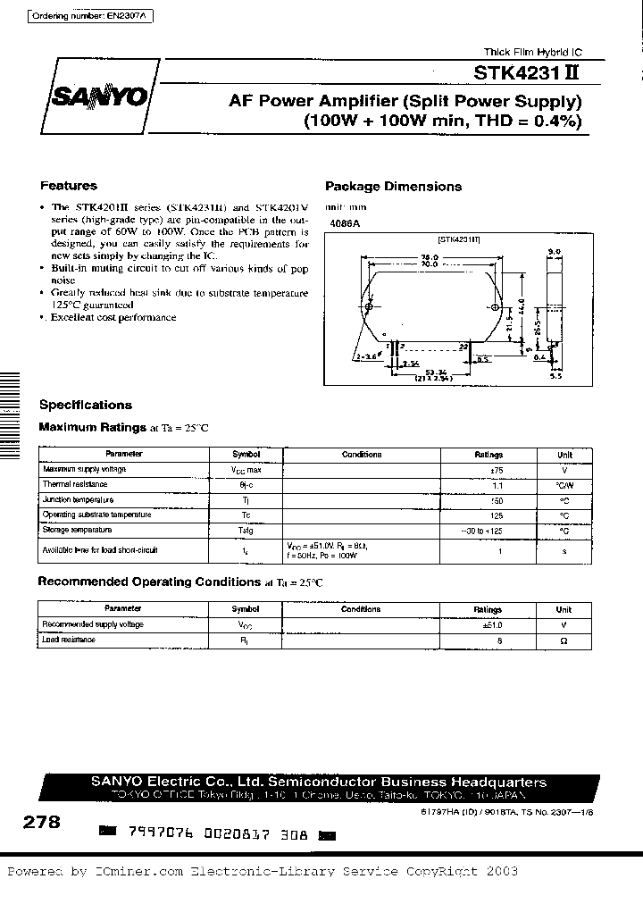 STK4231II_200658.PDF Datasheet