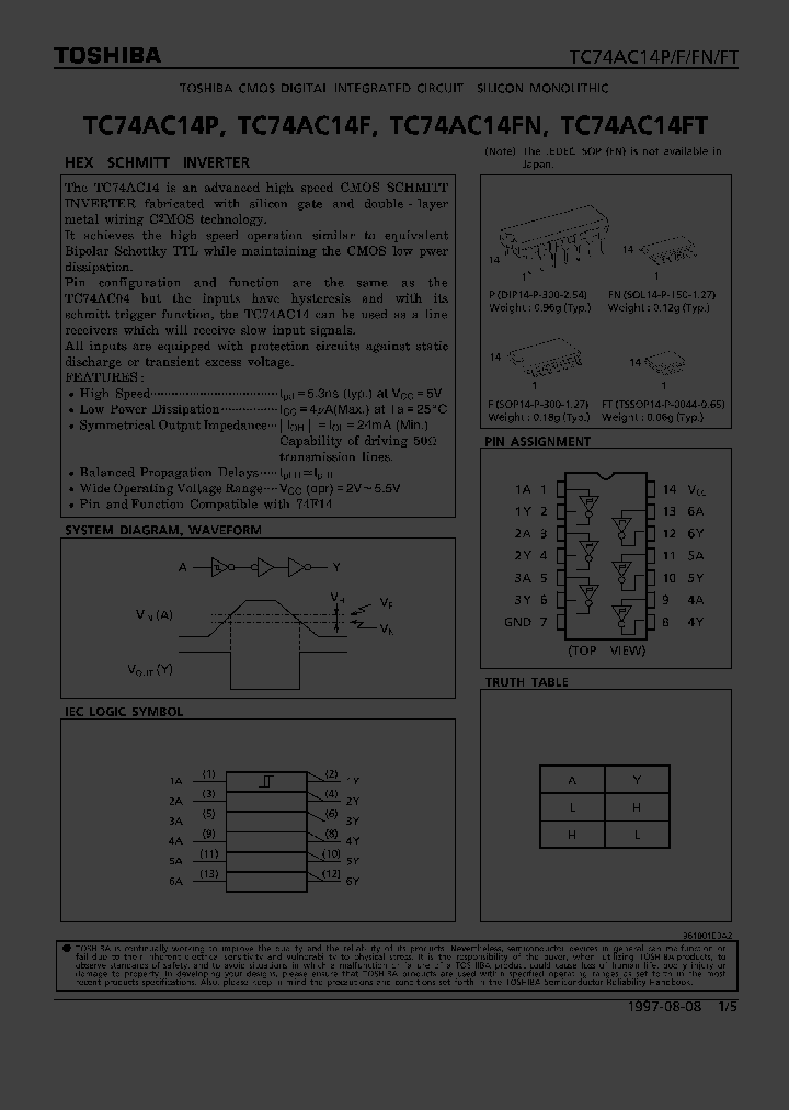 TC74AC14FT_269523.PDF Datasheet