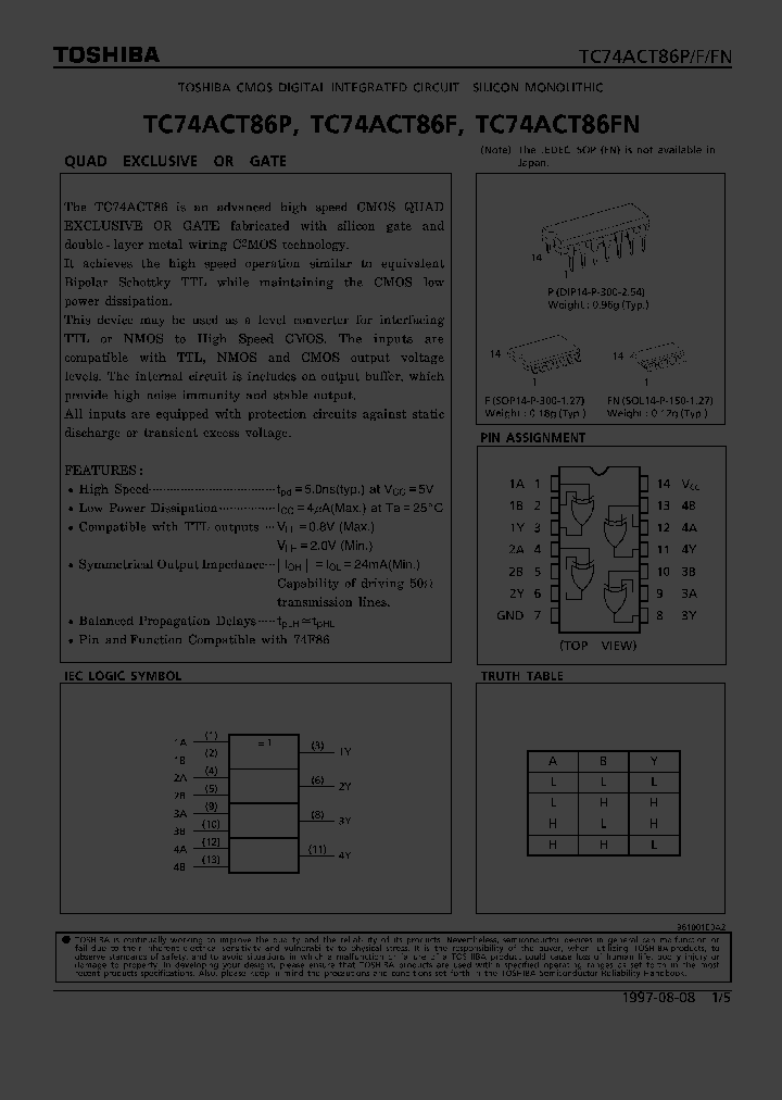 TC74ACT86FN_260335.PDF Datasheet