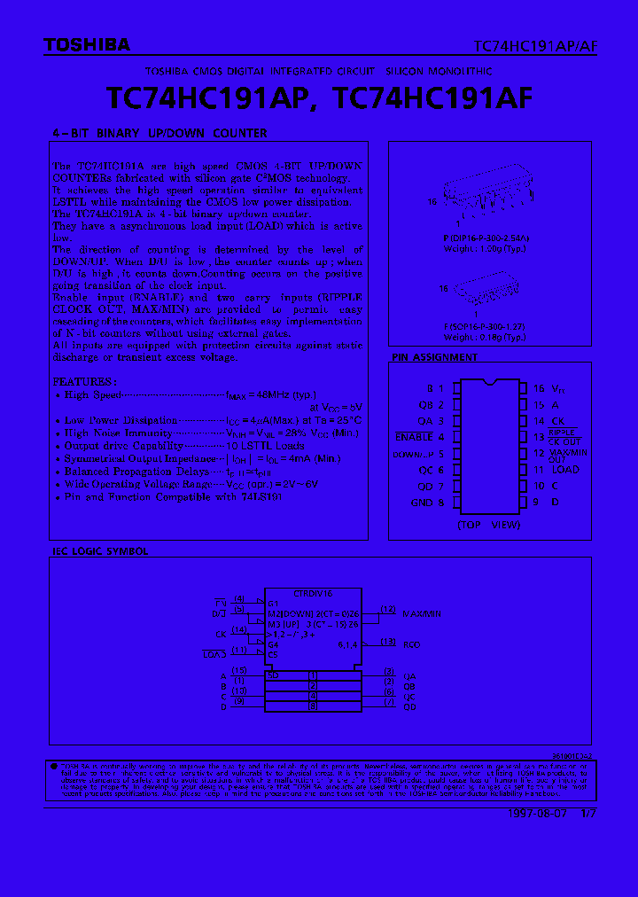 TC74HC191AF_287676.PDF Datasheet