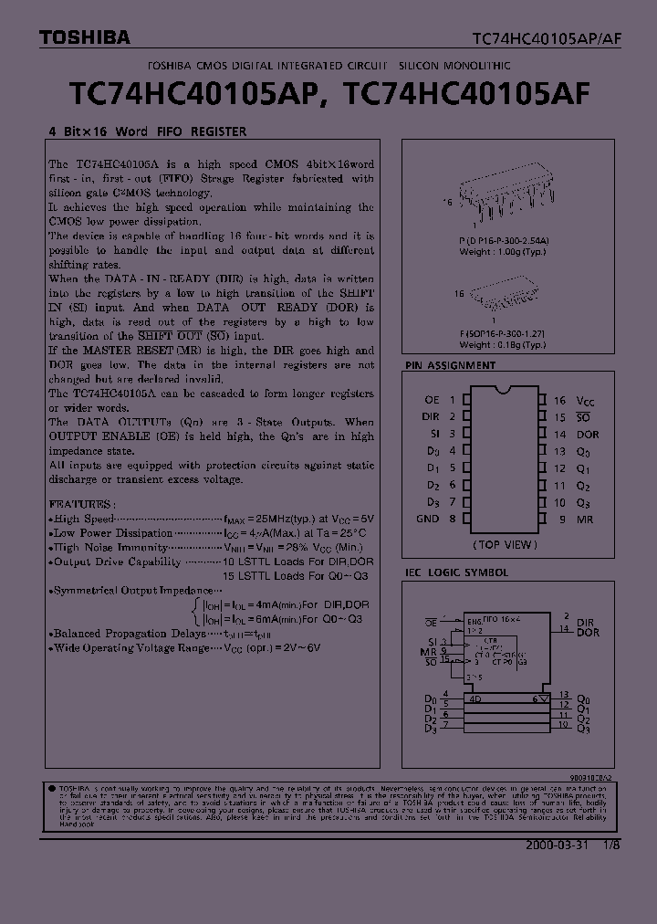 TC74HC40105AF_295565.PDF Datasheet