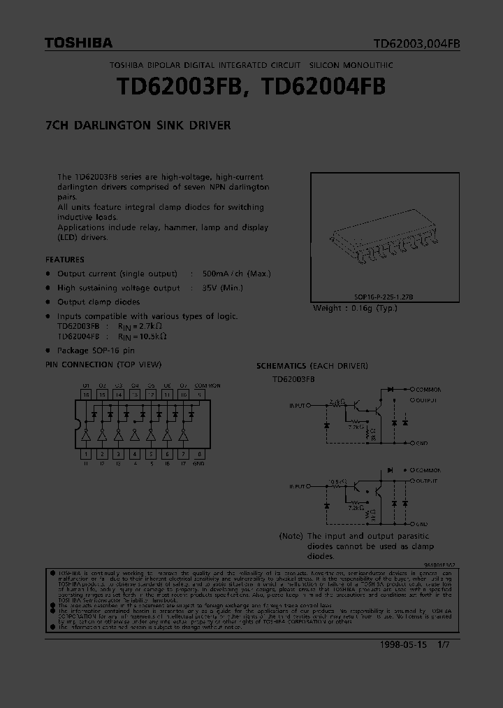 TD62003FB_97464.PDF Datasheet