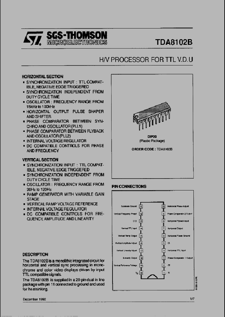 TDA8102B_211068.PDF Datasheet