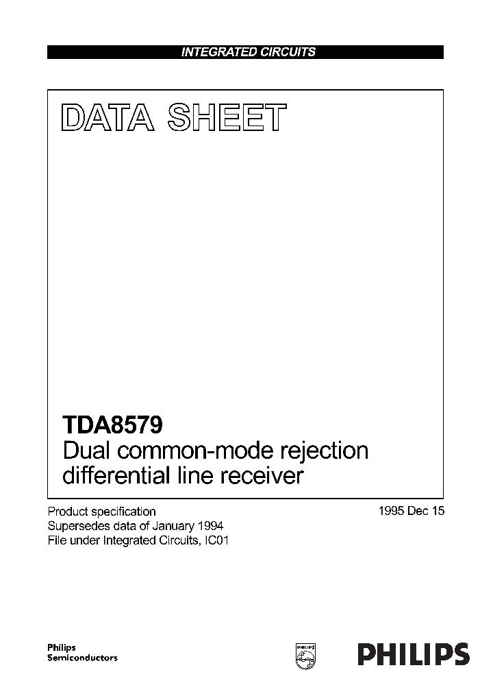 TDA8579_276810.PDF Datasheet