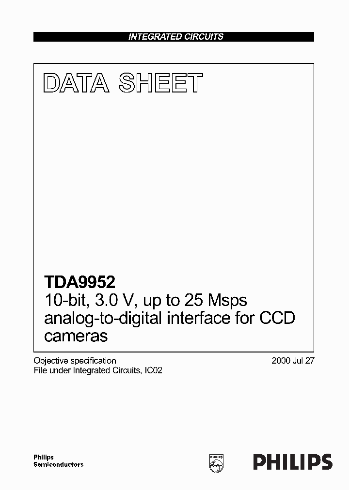 TDA9952HL_282765.PDF Datasheet