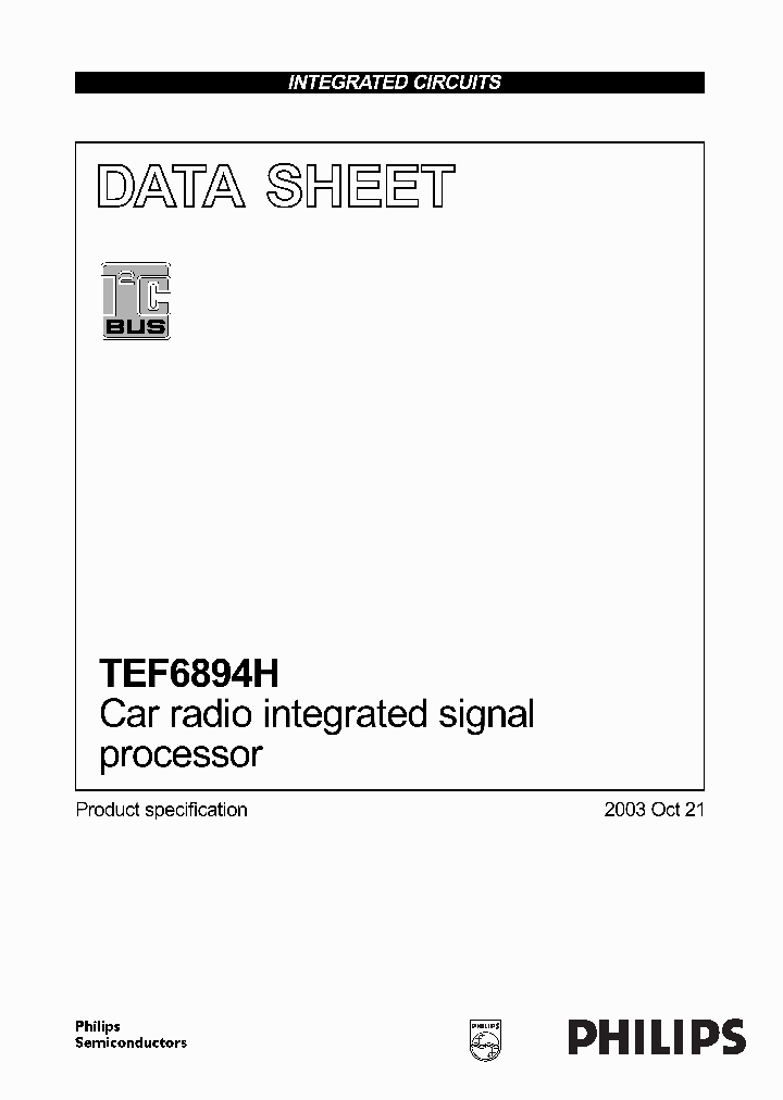 TEF6894H_289437.PDF Datasheet