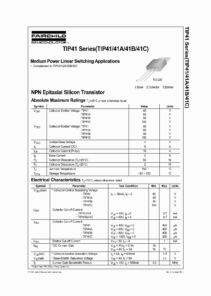 TIP41C_303920.PDF Datasheet