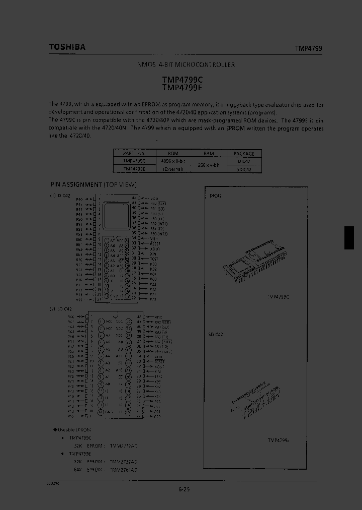 TMP4799C_299700.PDF Datasheet