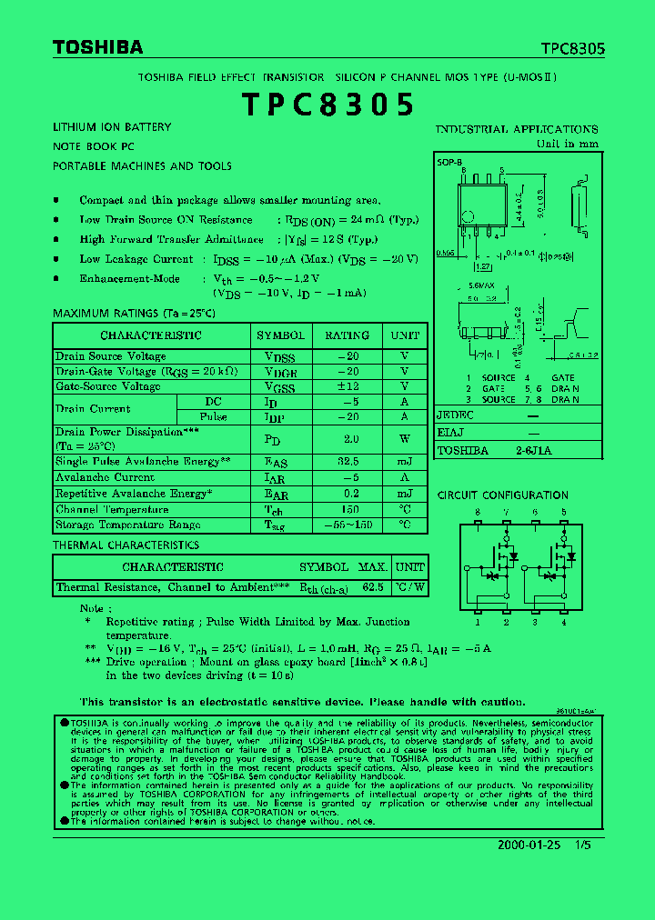 TPC8305_298002.PDF Datasheet