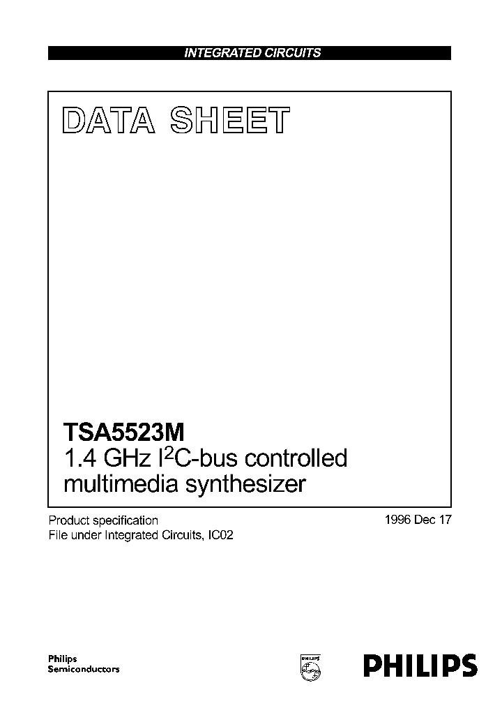 TSA5523M_281280.PDF Datasheet