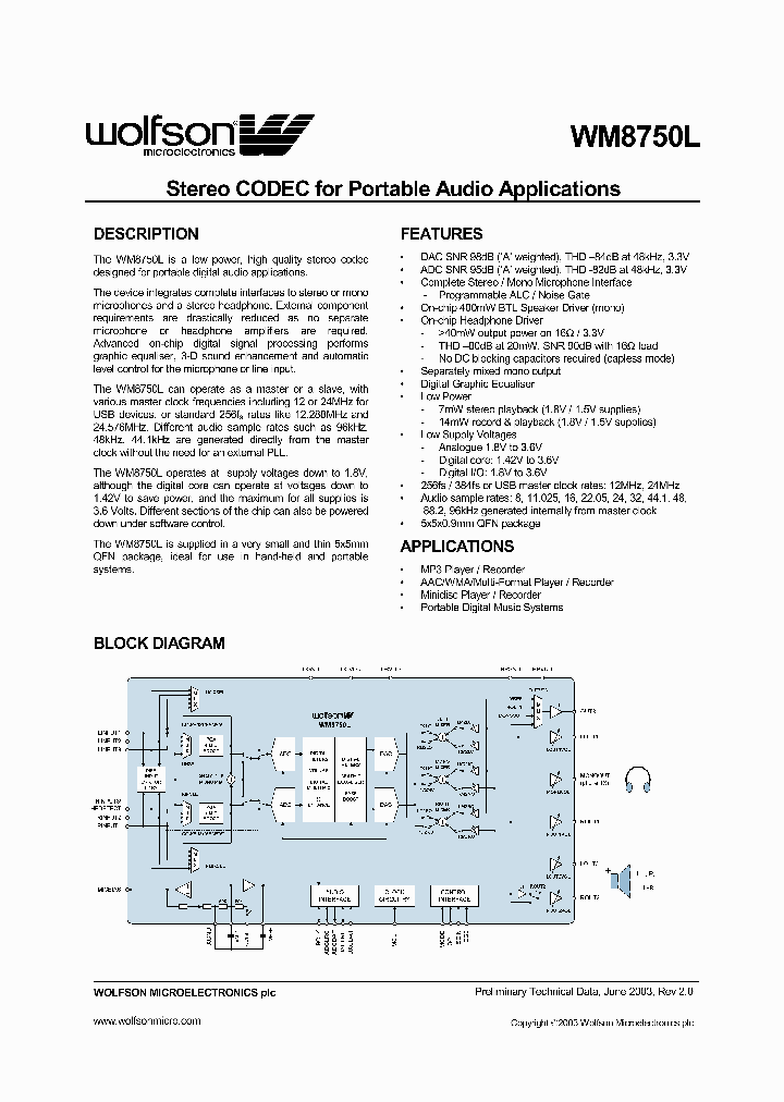 WM8750_278737.PDF Datasheet