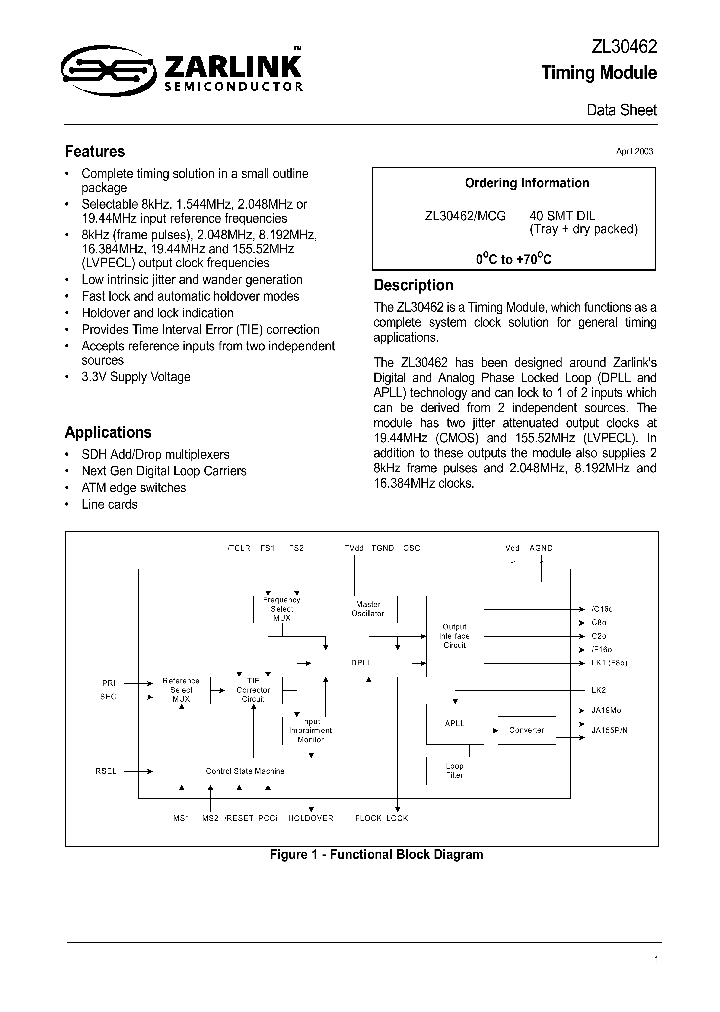 ZL30462_276516.PDF Datasheet