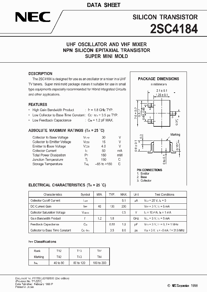 2SC4184_243531.PDF Datasheet