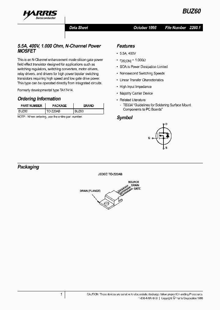 BUZ60_204128.PDF Datasheet